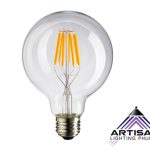 หลอดไฟ LED Vintage E27 4W G95 Clear Or Brown  2700K แอลอีดีวินเทจ ทรงลูกบอล แก้วใส