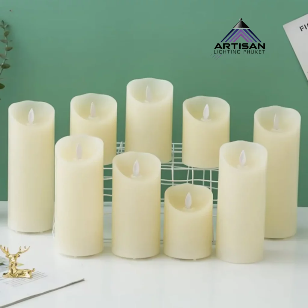 เทียน LED ชาร์จไฟ Rechargeable Candle LED 1W D75xH200 mm – ART-CAN-324-CCL | Artisan Lighting เทียน LED ชาร์จไฟ Rechargeable Candle LED 1W D75xH200 mm – ART-CAN-324-CCL – โคมไฟ