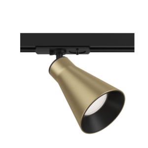 โคมไฟรางสปอตไลท์ปรับมุมได้ Aluminum สีขาว/ดำ/ทอง | ART-TRA-321-GD901LG