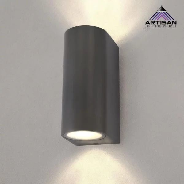 โคมไฟติดผนังภายนอก Outdoor Wall Lamp Aluminum + Glass IP65 | ART-WA-346-MB40239-[GY/BK/WH] - Image 10