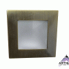 ดาวน์ไลท์ฝังฝ้าทรงสี่เหลี่ยม สีแอนทีคบราส | Recessed Downlight Square Antique Brass | ART-DL-019-ELC0816GAB | Artisan Lighting ดาวน์ไลท์ฝังฝ้าทรงสี่เหลี่ยม สีแอนทีคบราส | Recessed Downlight Square Antique Brass | ART-DL-019-ELC0816GAB – โคมไฟ