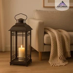 โคมไฟตะเกียง Floor Lamp Lantern Classic