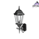 โคมไฟผนังภายนอกทรงยุโรป Metal Die-cast กระจกใส IP44 (Outdoor Wall Lamp E27) – ART-WA-247-5020WC-E27