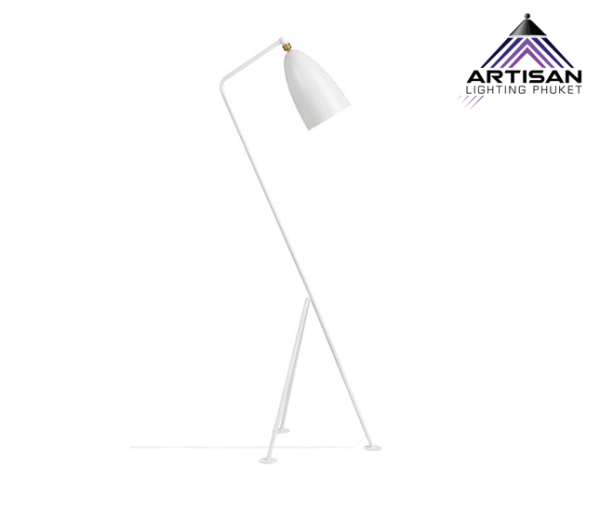 โคมไฟตั้งพื้น Standing Lamp Orang+Aluminum Shade for LED E27x1 - Image 3