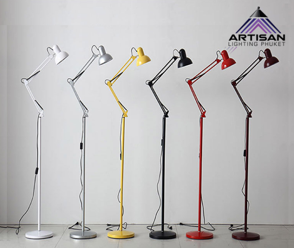 โคมไฟตั้งพื้น Standing Reading Lamp Adjust for LED E27x1