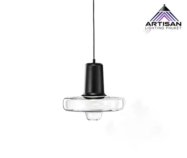 โคมไฟแขวนดีไซน์หรูหราทันสมัย Pendant lamp modern luxury design Glass  LED E27 - Image 3