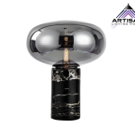 โคมไฟตั้งโต๊ะ Table lamp Luxury Design  Marble+Glass  LED E27