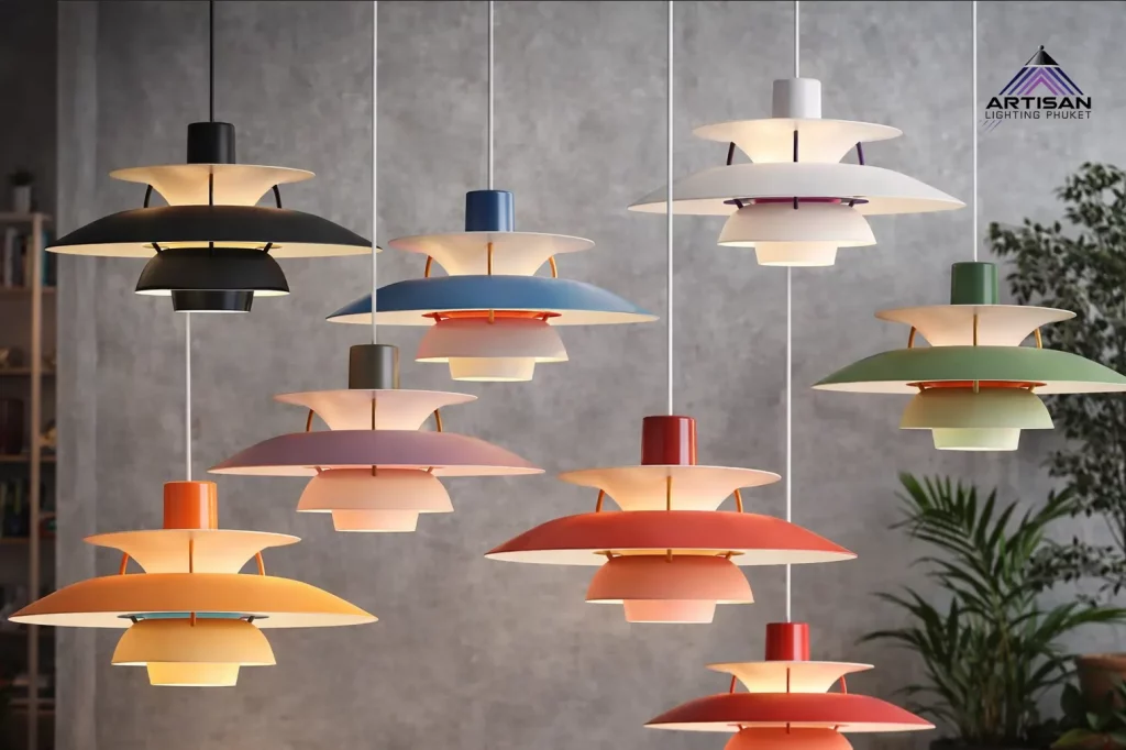โคมไฟแขวนเพดาน Modern Luxury ดีไซน์หรู E27 | Pendant Lamp Metal Design | ART-PE-343-D7761 Series | Artisan Lighting โคมไฟแขวนเพดาน Modern Luxury ดีไซน์หรู E27