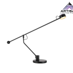 โคมไฟตั้งโต๊ะ Table Reading Lamp Adjust Black Metal+LED Build-In