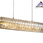 โคมไฟแขวนดีไซน์หรูหราทันสมัย Pendant Lamp Metal Steel +Glass LED E14