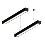 โคมไฟห้อยเพดานสีดำสไตล์มินิมอล Pendant Lamp Office Light Black LED 24W 6500K รุ่น ART-PE-247-LED24W-65K