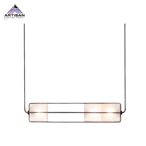 Pendant Lamp Metal Glass Modern Style – โคมไฟแขวนสุดพรีเมียม สำหรับการตกแต่งบ้านและร้านอาหาร - Image 2