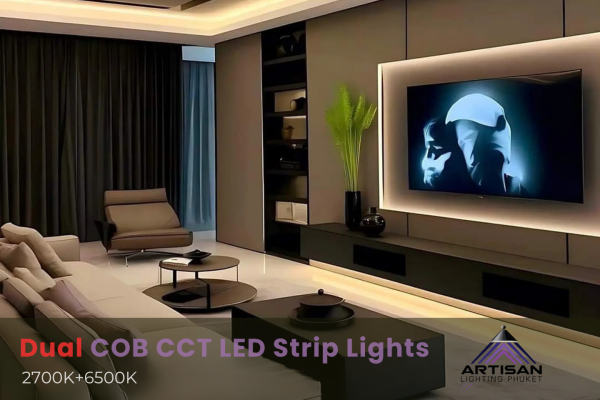 ไฟเส้นLED Strip Light COB 14W Dual 2700K+6500K | ไฟเส้นคุณภาพสูง รุ่น ART-ST-341-14WCOB24V-608P-DUAL - Image 2