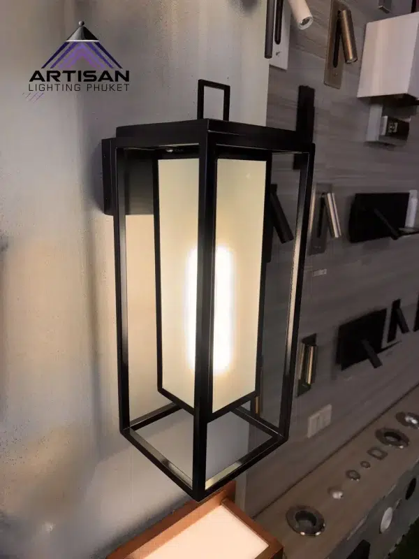 โคมไฟติดผนังภายนอก Outdoor Wall Lamp กระจกใส/ฟรอสต์ E27 IP54 – ART-WA-097-NEW-42-CLEAR/FROSTED - Image 2