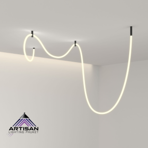 วาดเส้นสายด้วยแสง กับโคมไฟแขวน Linear LED 5 เมตร ART-PE-400-LED-LINEAR-L5000