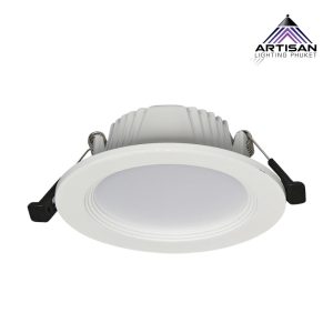 Recessed Panel Downlight, Aluminum in White, LED 6W 3000K, Size D105 x 42 mm รหัสสินค้า: ART-DL-321-DD00106-6W-30K-WH