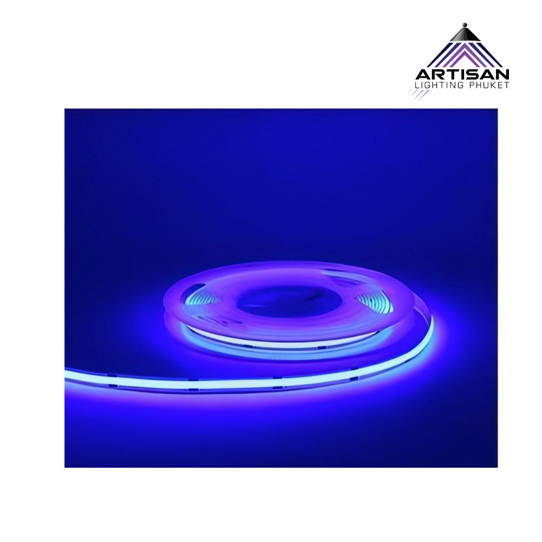 โคมไฟเส้น LED COB แสงวอร์มไวท์ 2700K 12W 24V IP20 | Artisan Lighting LED Strip Light COB 2700K