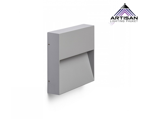 โคมไฟบันได Step Light สีเทา LED 6W 3000K IP65 Driver Build-in | รุ่น ART-STEP-359-17F-S-GY