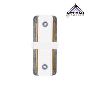 ข้อต่อรางไฟ Track Light Channel Connector สีขาว/ดำ | ART-TRA-247-17-TLCON