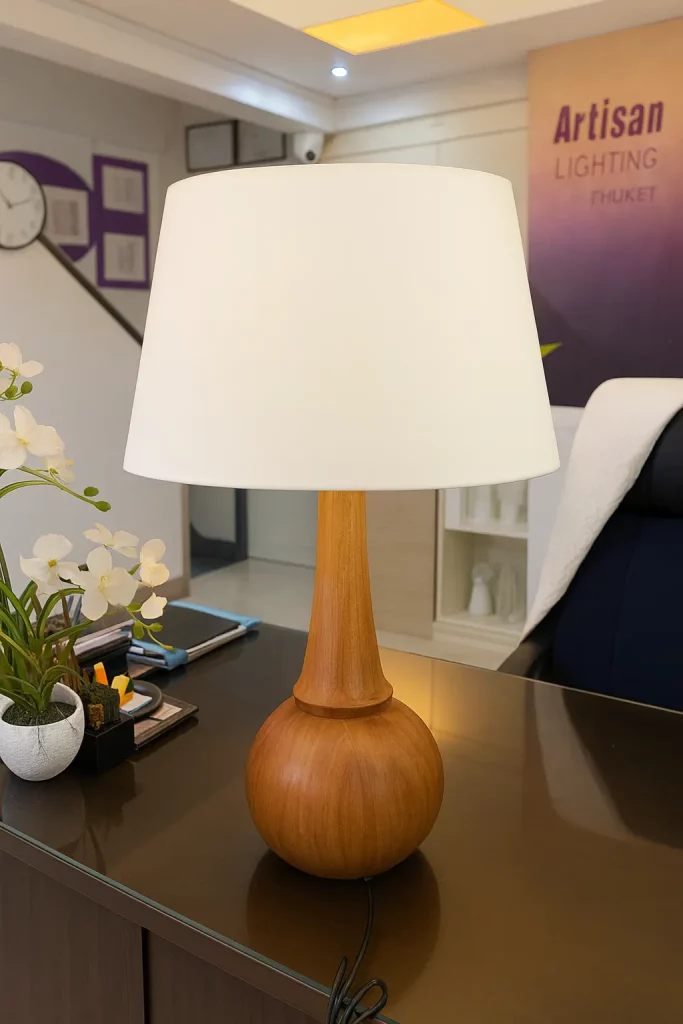 โคมไฟตั้งโต๊ะ WOOD BASE Premium รุ่น ART-TA-099-H680 | แสงอบอุ่น ดีไซน์เหนือระดับ | Artisan Lighting โคมไฟตั้งโต๊ะ WOOD BASE Premium รุ่น ART-TA-099-H680 | แสงอบอุ่น ดีไซน์เหนือระดับ – โคมไฟ