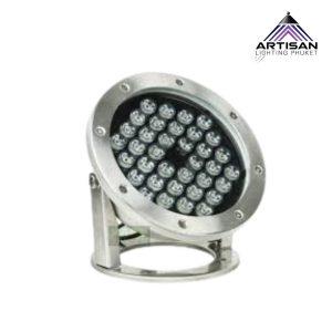 โคมไฟใต้น้ำสเตนเลส LED 36W 3000K