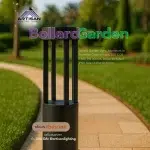 โคมไฟสนาม Bollard Blackสีดำ โคมไฟสนาม Bollard Blackสีดำ