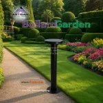 โคมไฟสนาม Bollard Blackสีดำ-2 โคมไฟสนาม Bollard Blackสีดำ
