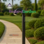 โคมไฟสนาม Bollard Blackสีดำ-3 โคมไฟสนาม Bollard Blackสีดำ