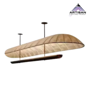 โคมไฟแขวนทองเหลืองตกแต่งเชือก LED | ART-PE-099