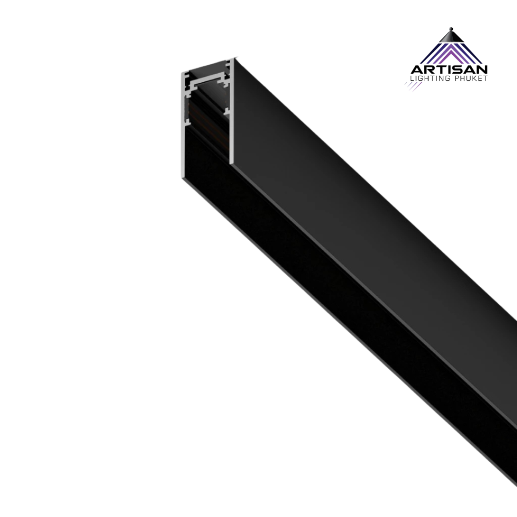 รางไฟ Magnetic Track Rail Aluminum สำหรับ Magnetic Track Light | Surface Mounted | Artisan Lighting Magnetic Track Rail Aluminum