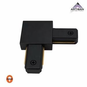 Artisan 2-Line Track Light L-TYPE Black, OSRAM