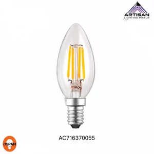 หลอดไฟ LED Artisan LED C35 4W 400-827FILE14 G1 แบรนด์ OSRAM จำหน่ายโดย Artisan Lighting Phuket