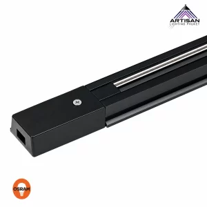 Artisan 2-Line Track Rail Black, OSRAM